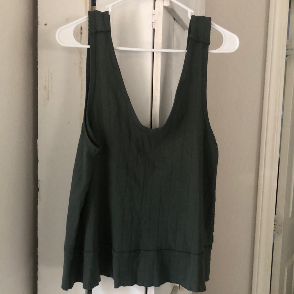 We the Free  green tank top size S